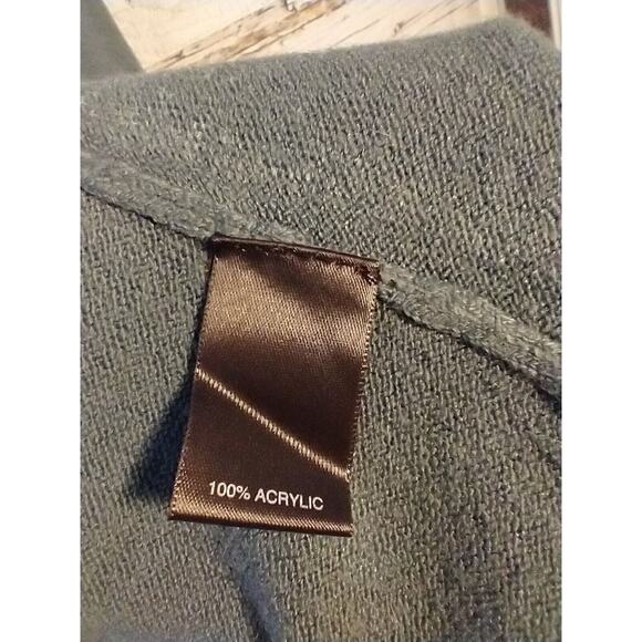 Soft by Avenue Women’s 14/16 Gray Single Button Long Cardigan Sweater - Picture 8 of 8